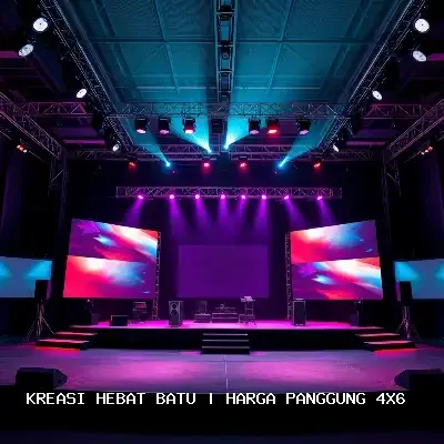 harga panggung 4x6 Batu