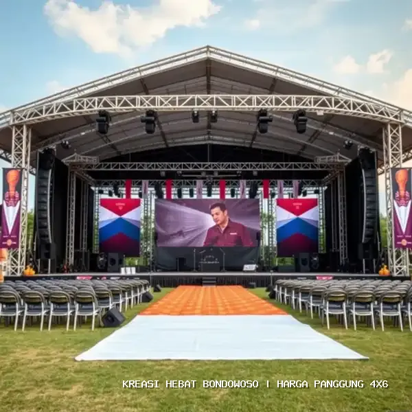 harga panggung 4x6 Bondowoso