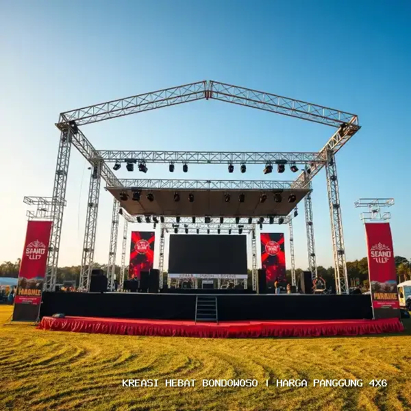 Harga Panggung 4×6 Bondowoso