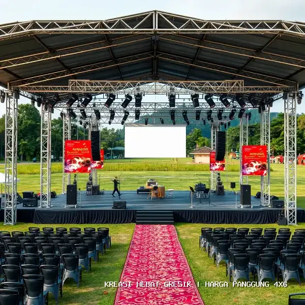harga panggung 4x6 Gresik