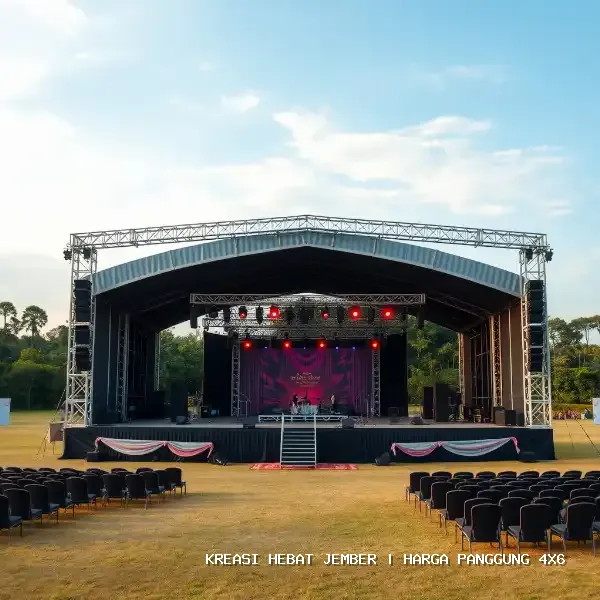 harga panggung 4x6 Jember