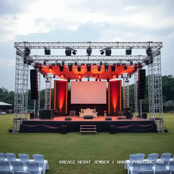 Harga Panggung 4×6 Jember