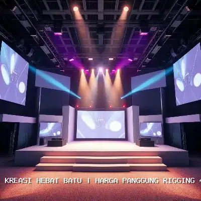 harga panggung rigging 4x6 Batu