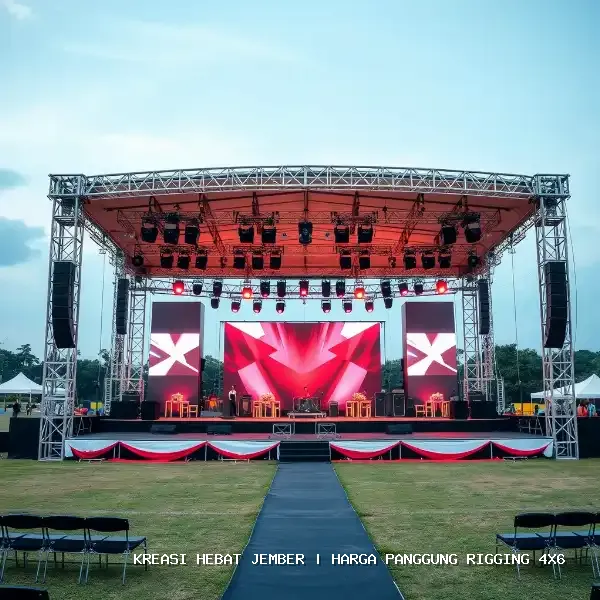 harga panggung rigging 4x6 Jember