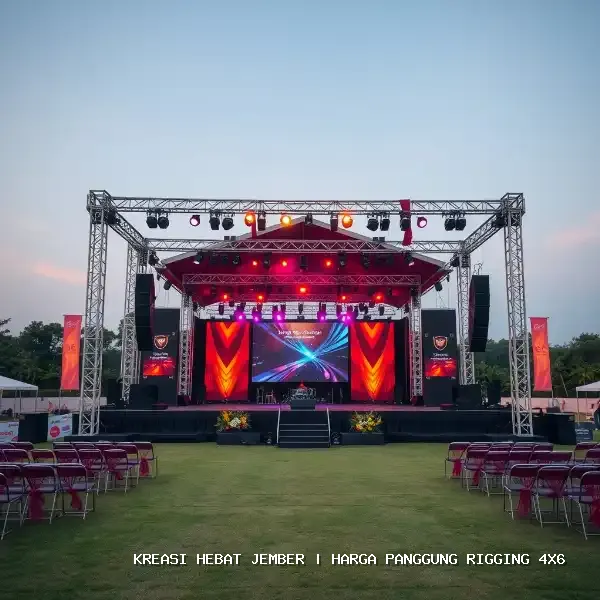Harga Panggung Rigging 4×6 Jember