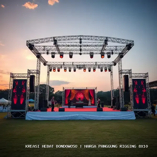 harga panggung rigging 8x10 Bondowoso