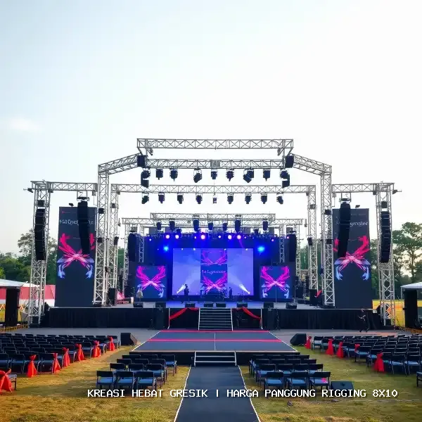 Harga Panggung Rigging 8×10 Gresik