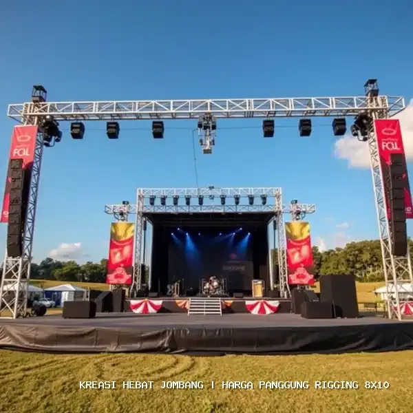 Harga Panggung Rigging 8×10 Jombang