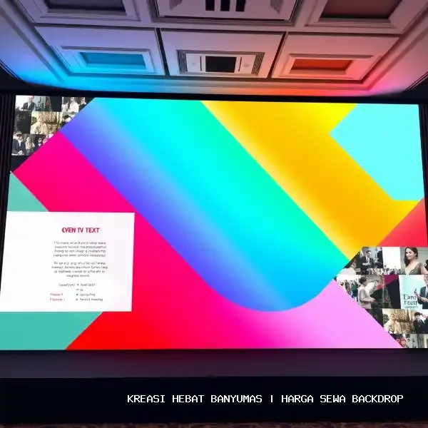 Harga Sewa Backdrop Banyumas | Solusi Visual Panggung Profesional