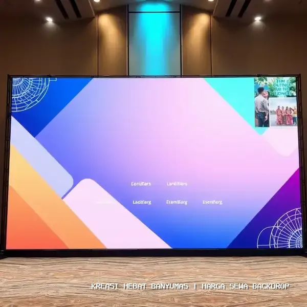 Harga Sewa Backdrop Banyumas | Solusi Visual Panggung Profesional