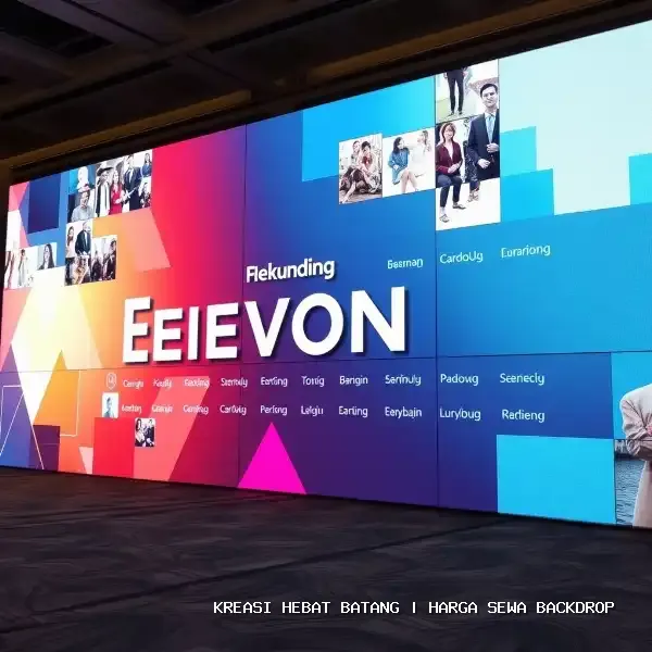 Harga Sewa Backdrop Batang | Solusi Visual Panggung Profesional