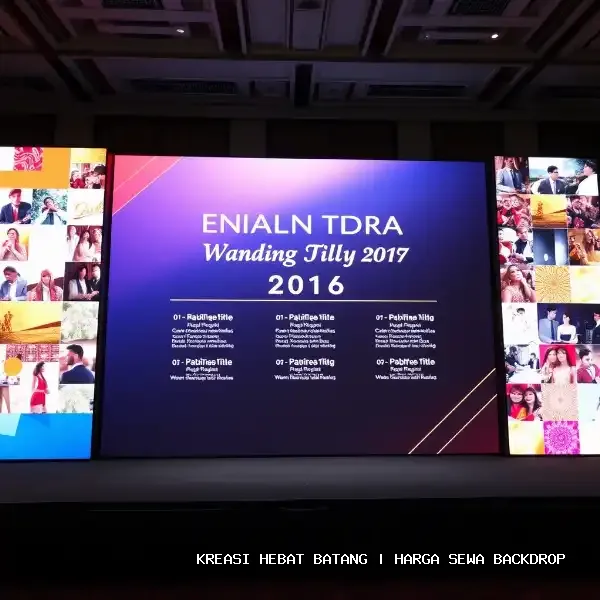Harga Sewa Backdrop Batang | Solusi Visual Panggung Profesional
