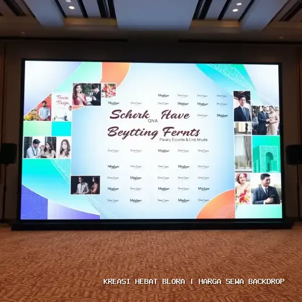 Harga Sewa Backdrop Blora | Estetika Visual Event Terbaik