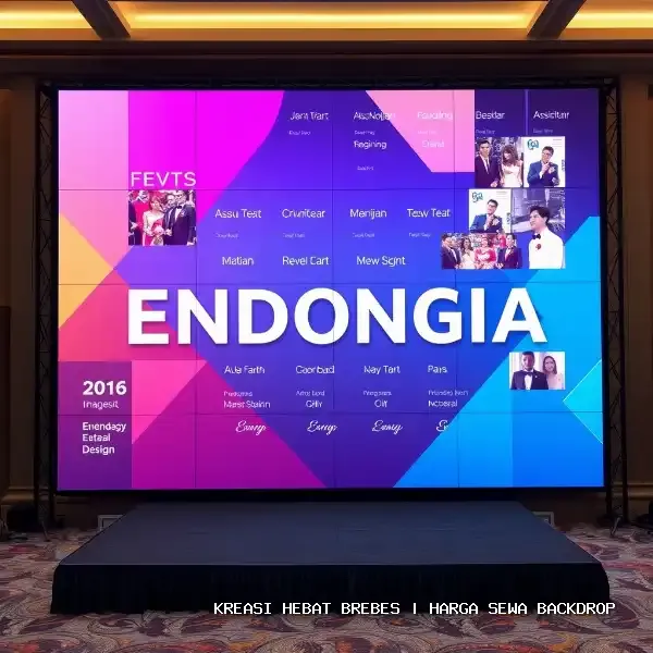 Harga Sewa Backdrop Brebes | Solusi Visual Panggung Profesional