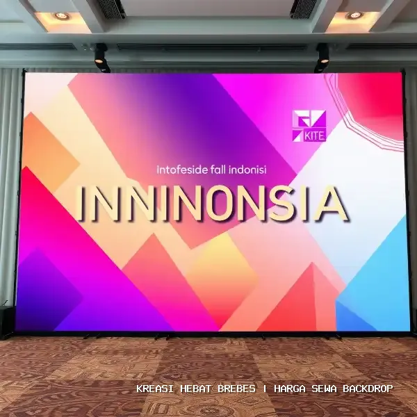 Harga Sewa Backdrop Brebes | Solusi Visual Panggung Profesional