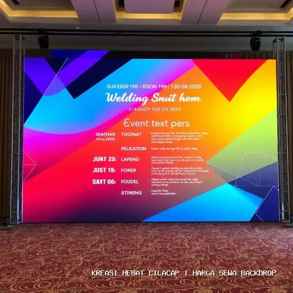 Harga Sewa Backdrop Cilacap | Solusi Visual Event Profesional