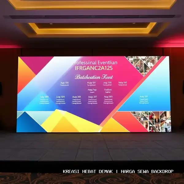 Harga Sewa Backdrop Demak – Solusi Visual Panggung Profesional