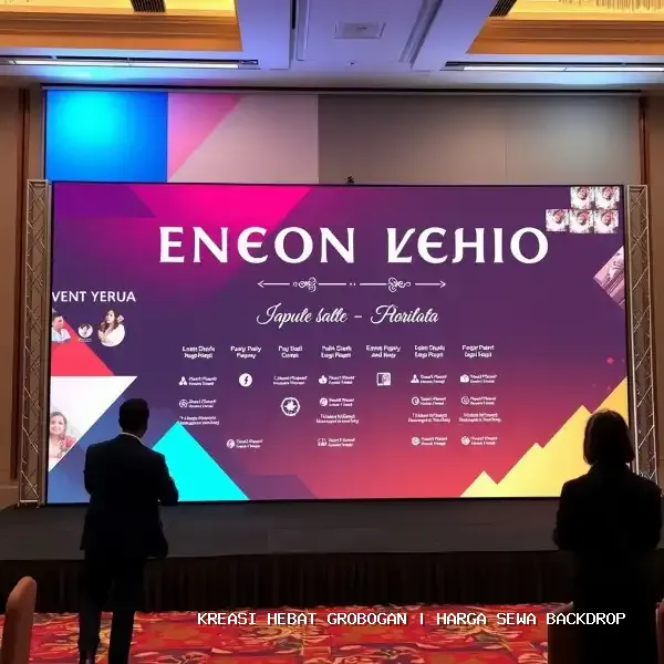 Harga Sewa Backdrop Grobogan | Solusi Visual Panggung Profesional