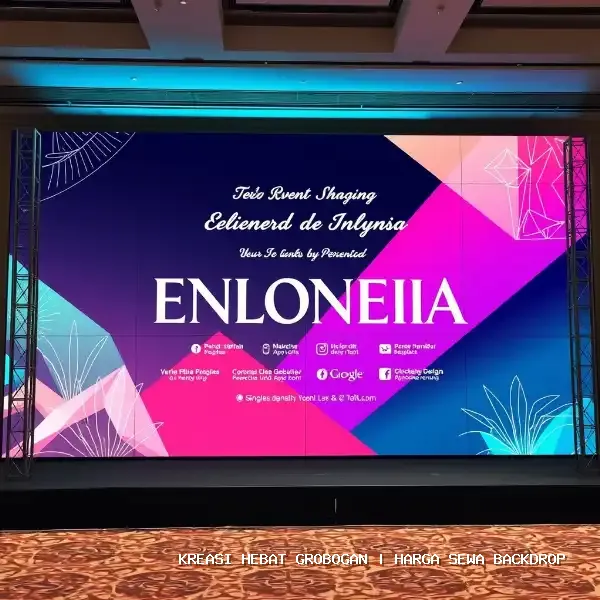 Harga Sewa Backdrop Grobogan | Solusi Visual Panggung Profesional