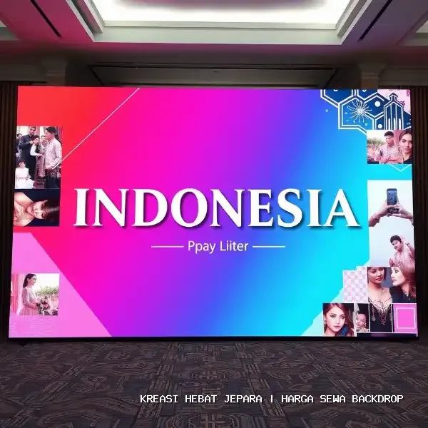 Harga Sewa Backdrop Jepara – Solusi Visual Panggung
