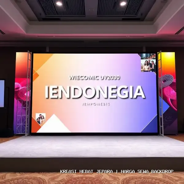Harga Sewa Backdrop Jepara – Solusi Visual Panggung