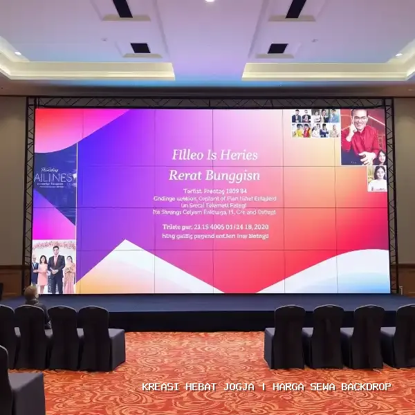 Harga Sewa Backdrop Jogja – Kreasi Hebat Jogja