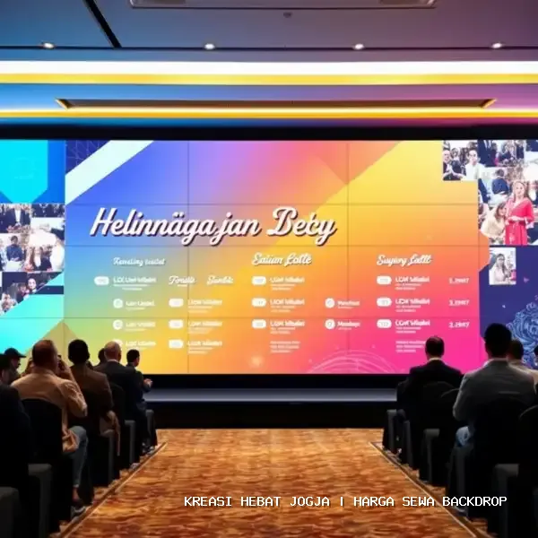 Harga Sewa Backdrop Jogja – Kreasi Hebat Jogja
