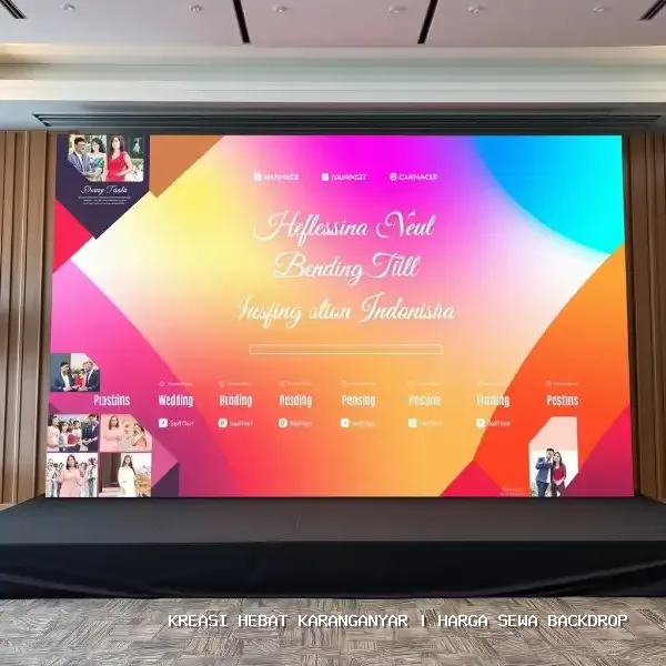 harga sewa backdrop Karanganyar