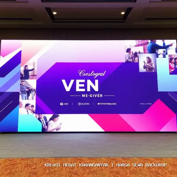 Harga Sewa Backdrop Karanganyar – Solusi Visual Event