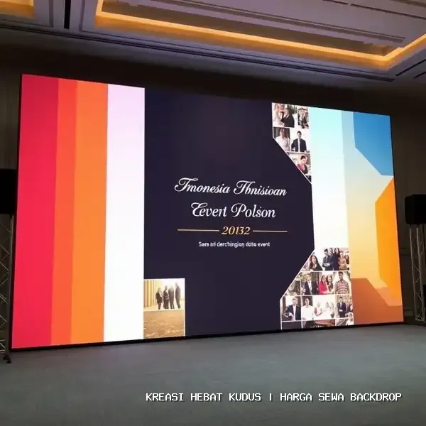 Harga Sewa Backdrop Kudus | Estetika Panggung Profesional