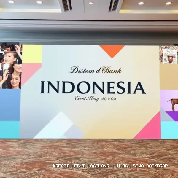 Harga Sewa Backdrop Magelang | Kualitas Visual Terbaik