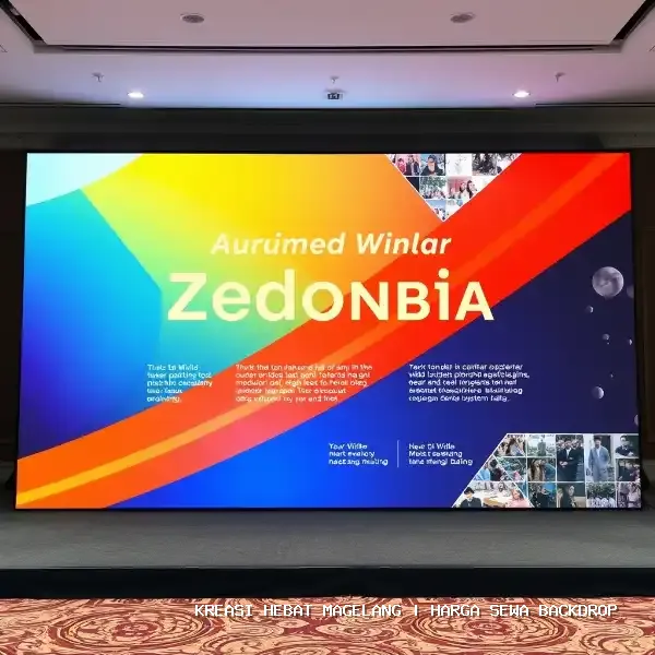 Harga Sewa Backdrop Magelang | Kualitas Visual Terbaik