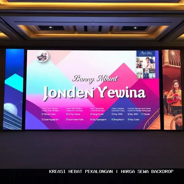 Harga Sewa Backdrop Pekalongan | Solusi Visual Panggung