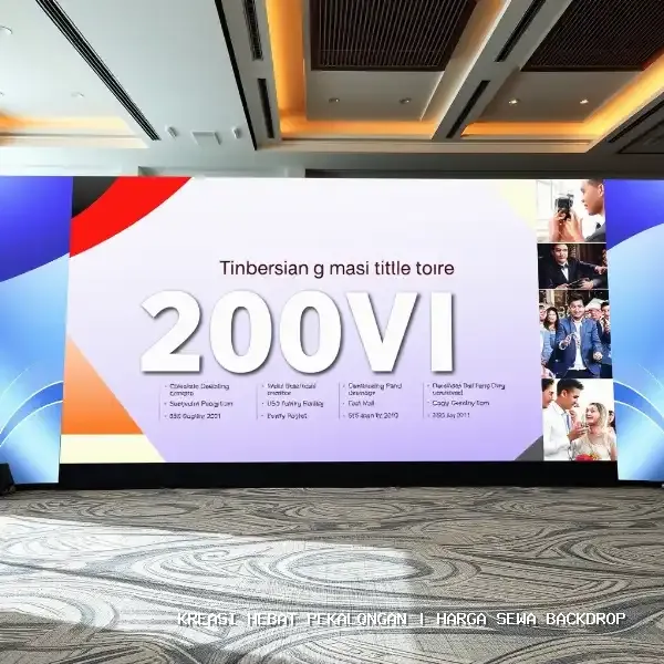 Harga Sewa Backdrop Pekalongan | Solusi Visual Panggung