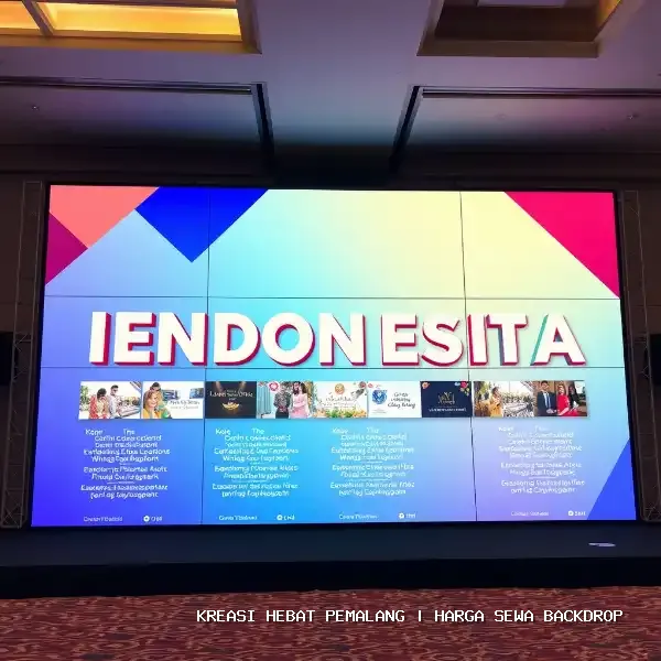 Harga Sewa Backdrop Pemalang | Solusi Visual Panggung Profesional