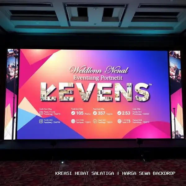 Harga Sewa Backdrop Salatiga | Estetika Panggung Profesional