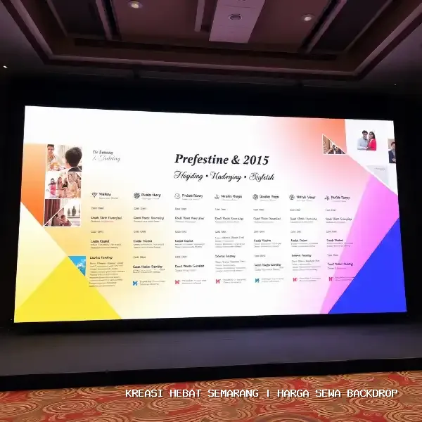 Harga Sewa Backdrop Semarang | Solusi Visual Event Profesional