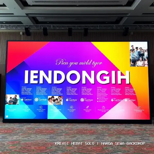 Harga Sewa Backdrop Solo – Kreasi Hebat Solo