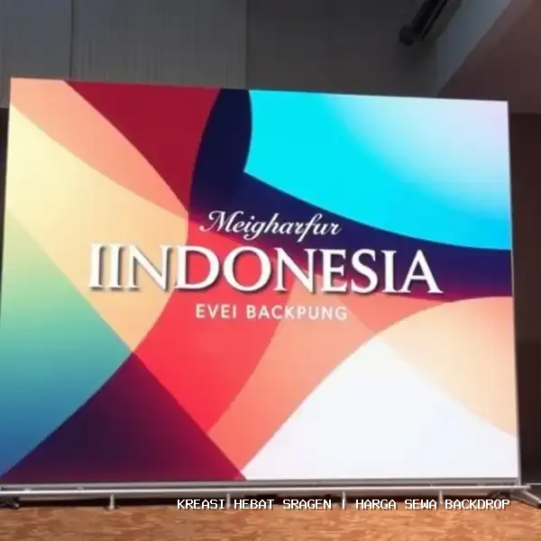 Harga Sewa Backdrop Sragen | Estetika Panggung Profesional