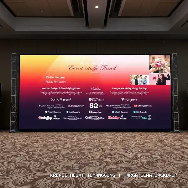 harga sewa backdrop Temanggung