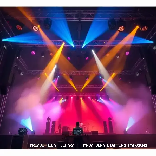 harga sewa lighting panggung Jepara