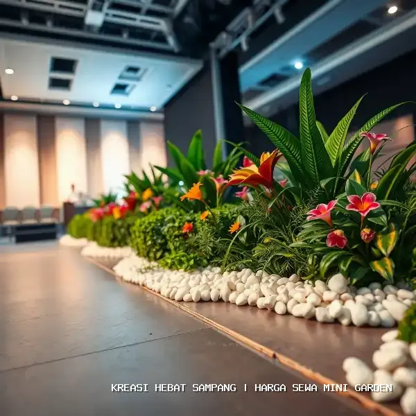harga sewa mini garden Sampang