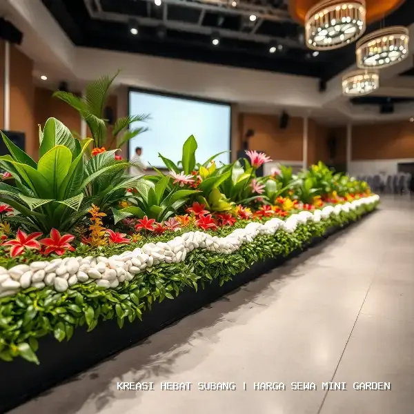 harga sewa mini garden Subang