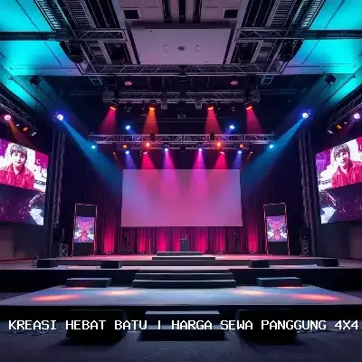Harga Sewa Panggung 4×4 Batu