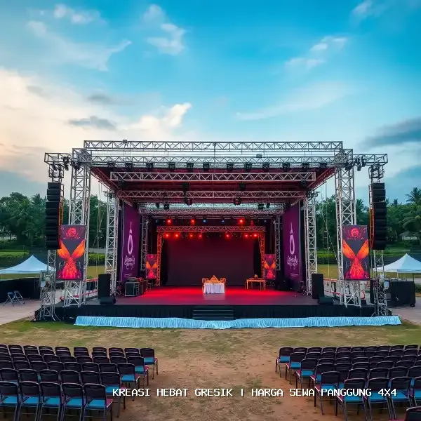 Harga Sewa Panggung 4×4 Gresik