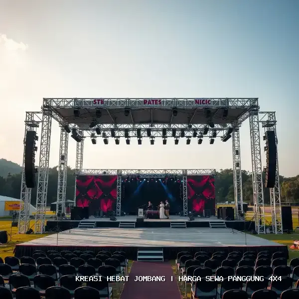 harga sewa panggung 4x4 Jombang
