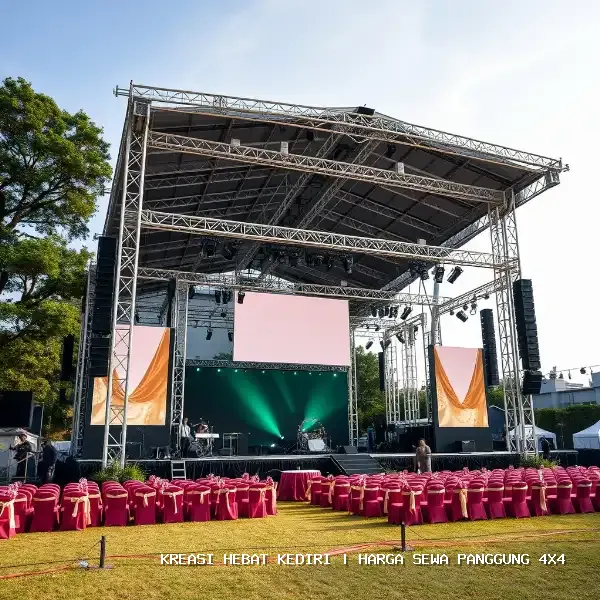 harga sewa panggung 4x4 Kediri