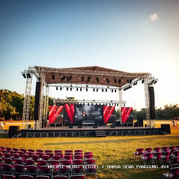 Harga Sewa Panggung 4×4 Kediri