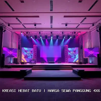 Harga Sewa Panggung 4×6 Batu