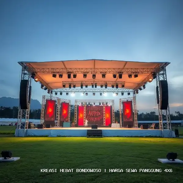 Harga Sewa Panggung 4×6 Bondowoso